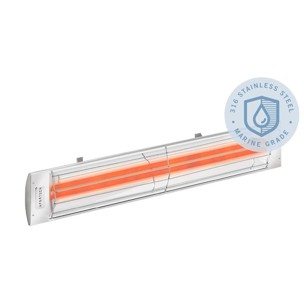 Infratech CD Series 39 Inch 4000W Dual Element Marine Grade Electric Heater for Boats, Patios & Outdoor Spaces - Waterproof & Rustproof Heating Solution