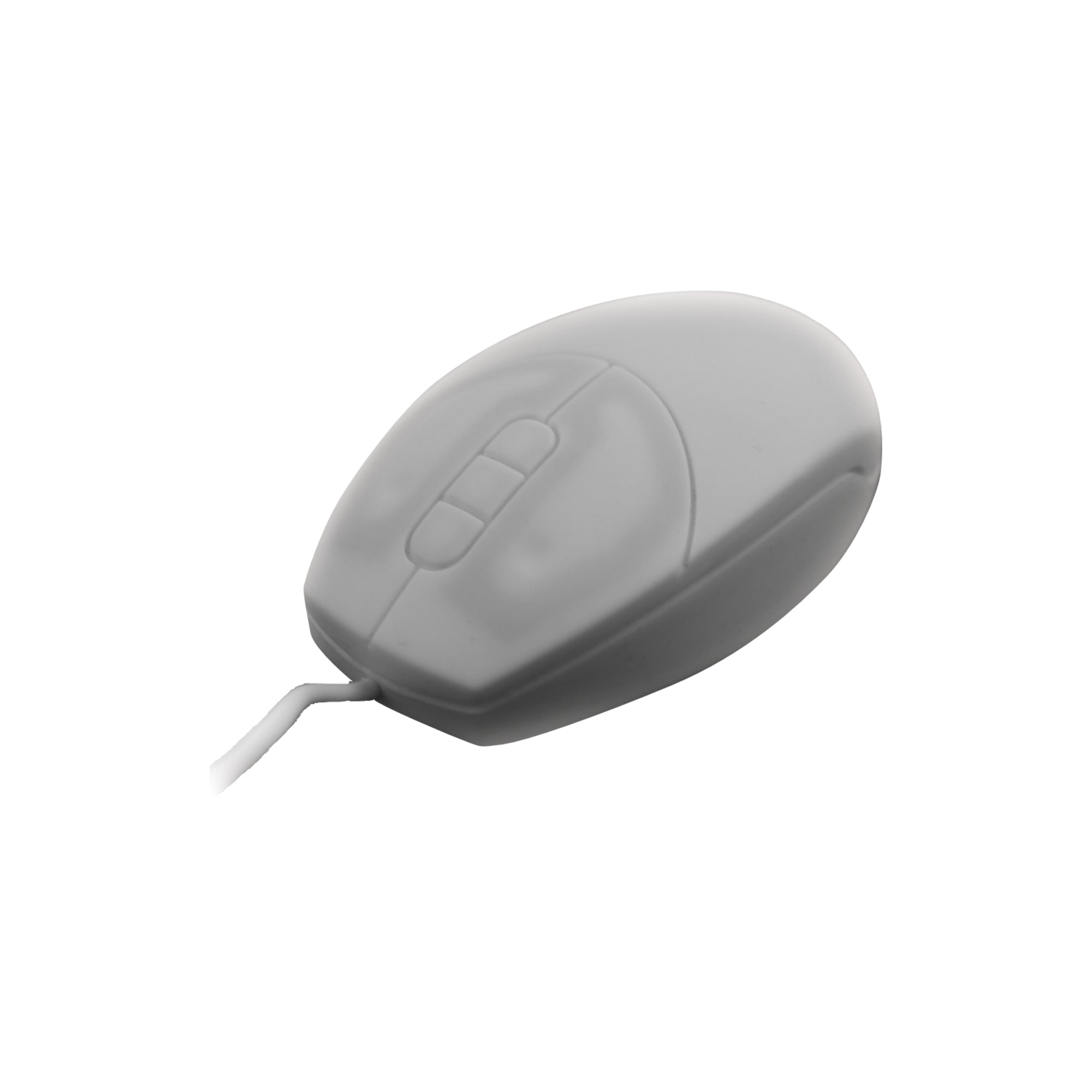 AK PMT1 Waterproof Wired Mouse with Scroll Wheel - White | Ergonomic Computer Mouse for Office, Gaming & Home Use