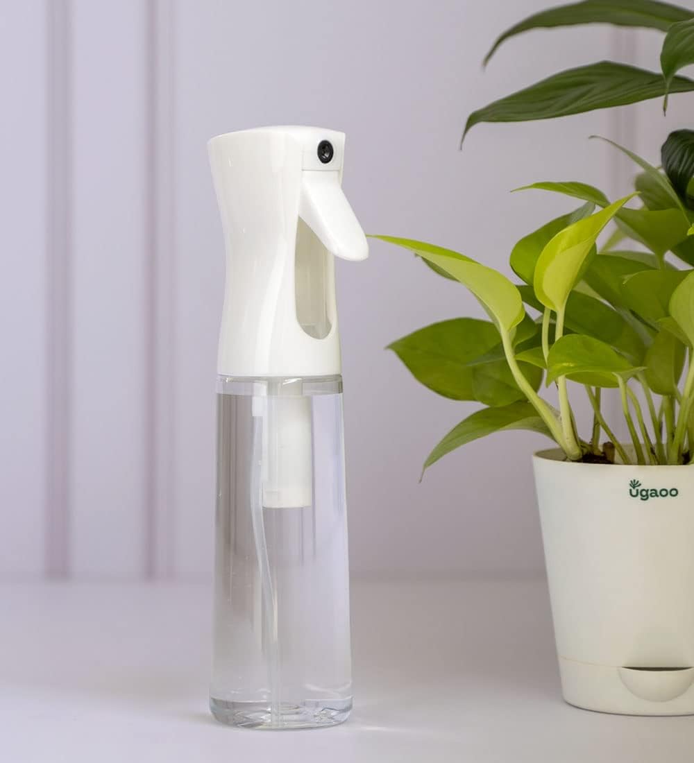 JIALTO Continuous Pressurized 360 Fine Mist Hair Spray Bottle - 300ML Salon-Quality Water Sprayer for Hydration & Styling - Perfect for Hair Care, Plants, Cleaning & Travel Use
