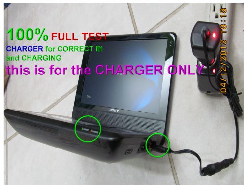 Original Sony DVP-FX780 Portable DVD Player Car Charger Power Adapter - AC/DC Charging Cable for Sony DVP-FX780 & FX-780 Models - Perfect for Road Trips & Travel Entertainment