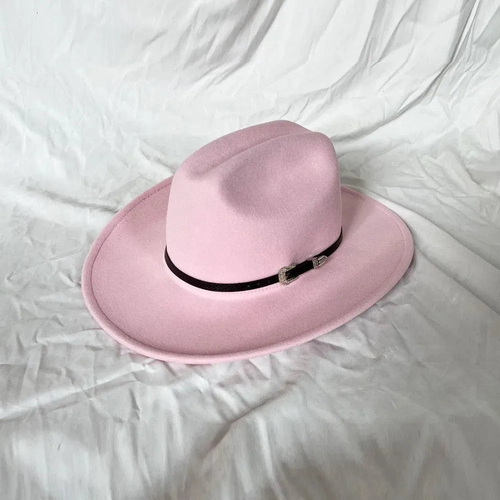 Stylish Fedora Cowboy Hat for Men - Western Fashion Accessory for Outdoor, Rodeo & Country Events