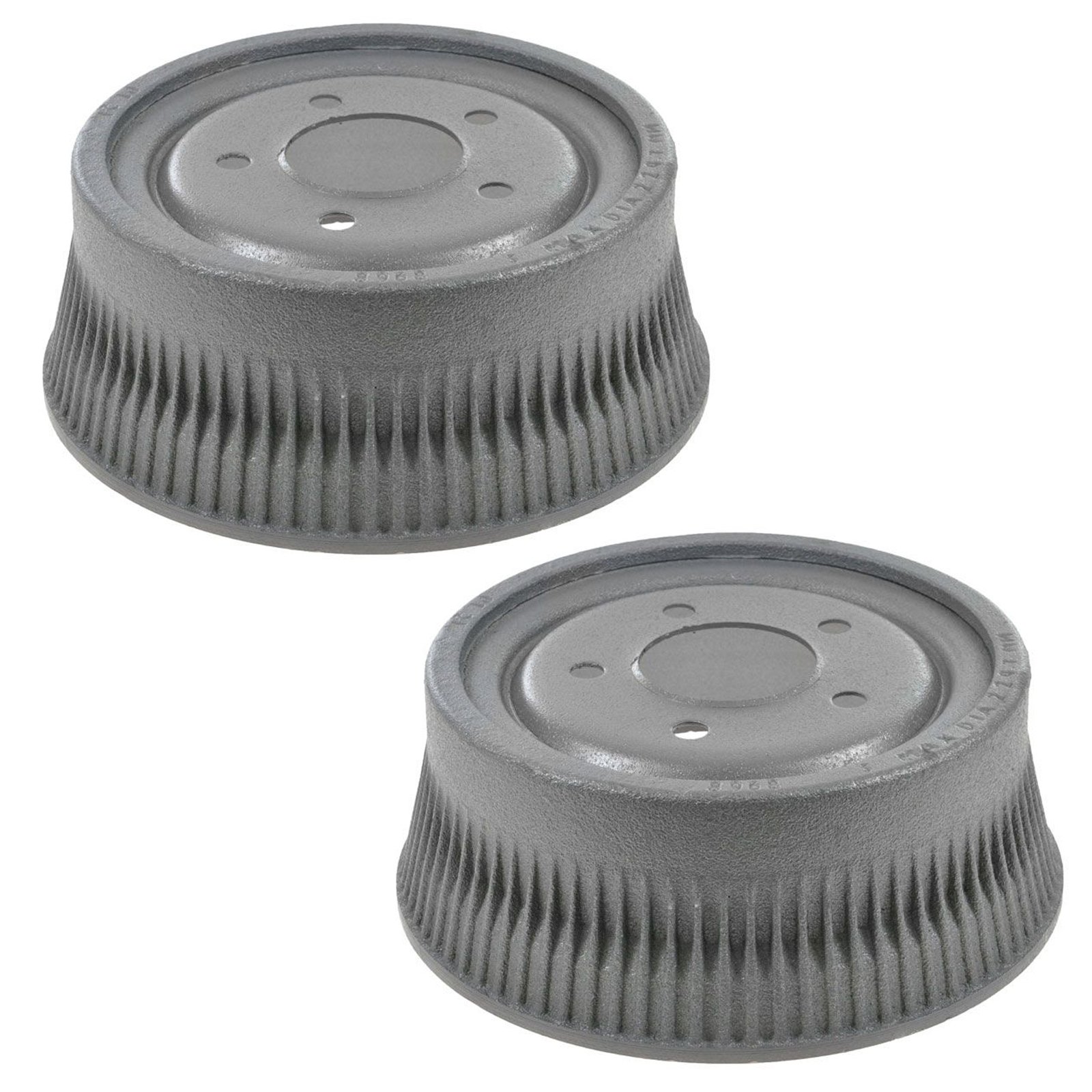 Rear Brake Drum Pair Set for Dodge Grand Caravan Voyager 2008-2020 - High Performance Replacement Brake Drums - Perfect for City Driving & Highway Commuting