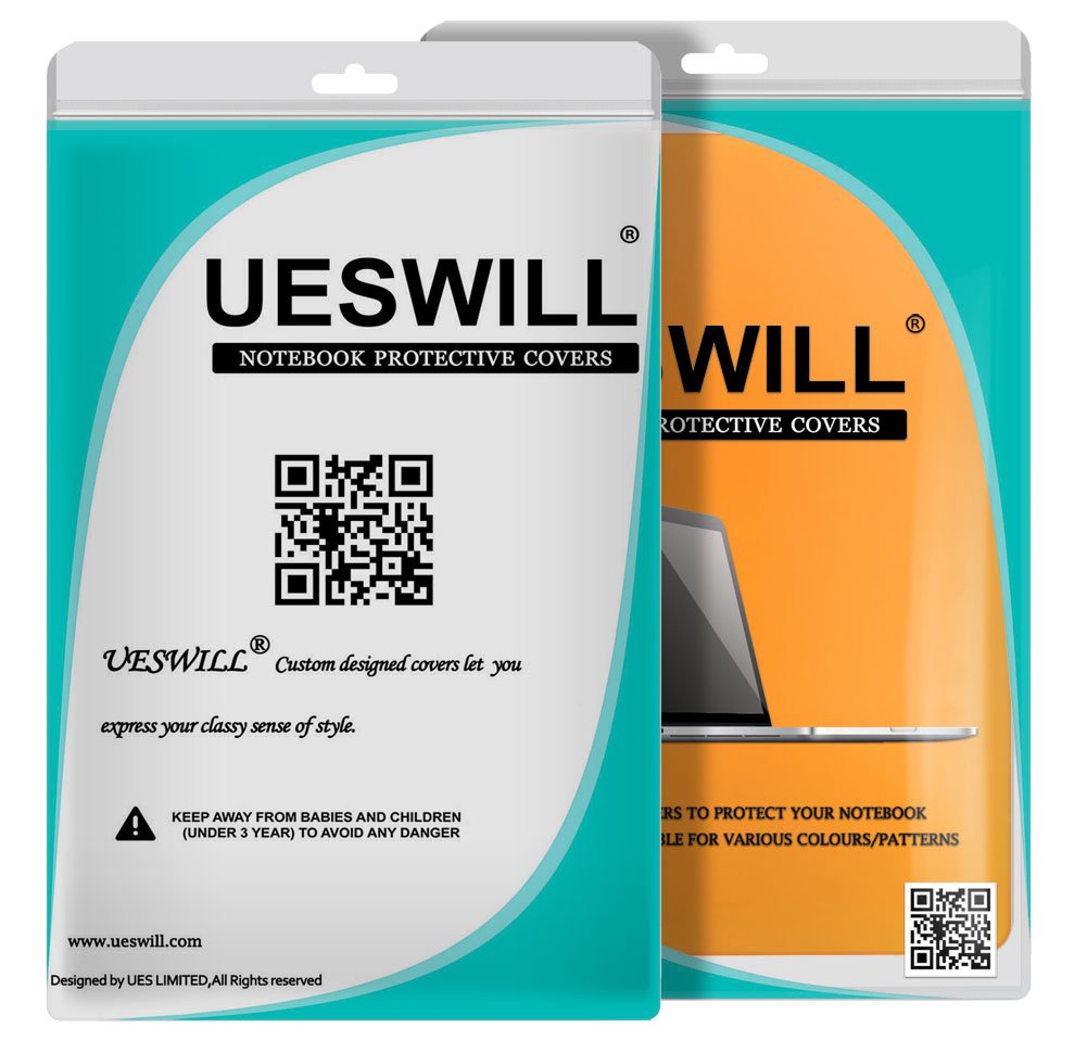 UESWILL 3-in-1 Matte Hard Shell Case Cover for MacBook 12 inch Retina Display Model A1534 with Keyboard Cover & Screen Protector - Orange | Perfect for Work, Travel & School Protection