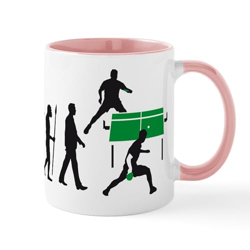 White/Pink Inside - Evolution Table Tennis Player Mug
