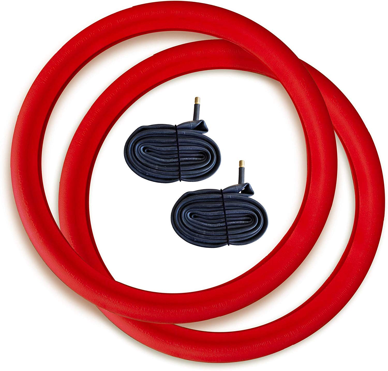 Tannus Armour Tire Inserts - 2 Pack Puncture Proof Bicycle Tire Liners with Inner Tubes | Flat Prevention for Thorns, Pinches & Road Hazards | Perfect for Mountain Biking, Commuting & Urban Cycling