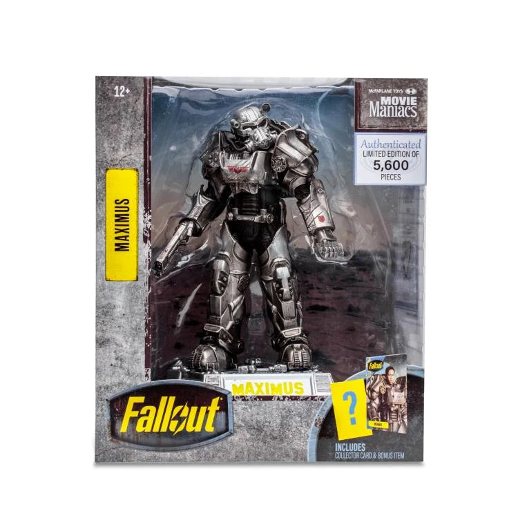 Fallout Movie Maniacs Maximus Limited Edition Collectible Action Figure - Perfect for Gaming Displays, Movie Memorabilia Collections & Post-Apocalyptic Decor