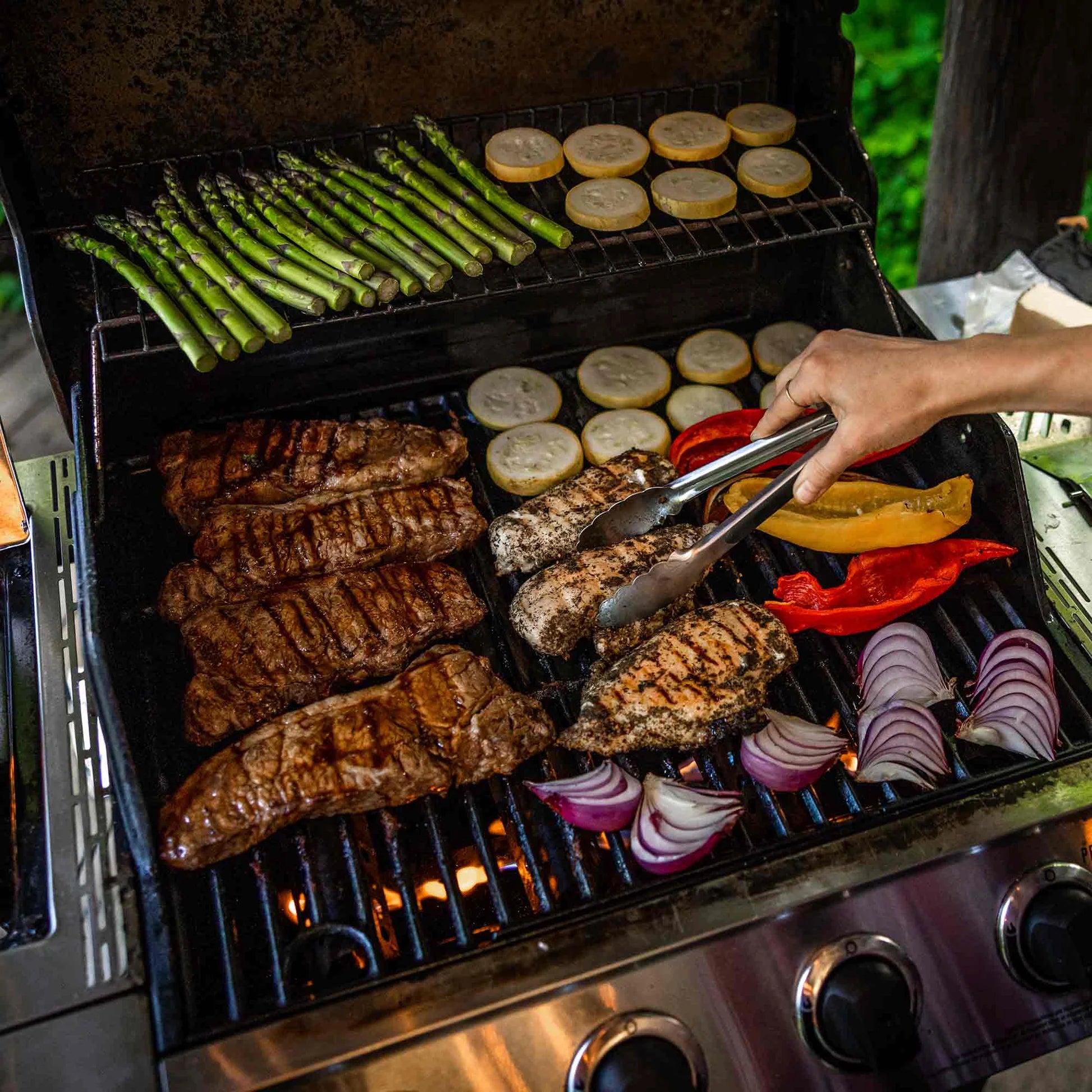 Premium Basecamp Chef's Tool Set - 12-Piece Camping Cooking Utensil Kit with Carrying Case - Perfect for Outdoor Adventures, RV Trips & Backpacking