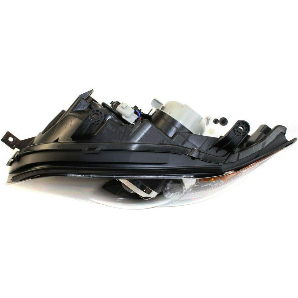 2005 Subaru Legacy Headlight Assembly Pair - Driver & Passenger Side with Bulbs, Black Housing, CAPA Certified (Replacement for SU2502116) - Perfect for Night Driving & Vehicle Restoration