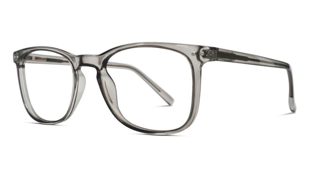 Taylor Computer Glasses with Blue Light Blocking - Pearl Grey Frame for Men & Women - Prescription Ready - Reduce Eye Strain for Work, Gaming & Screen Time