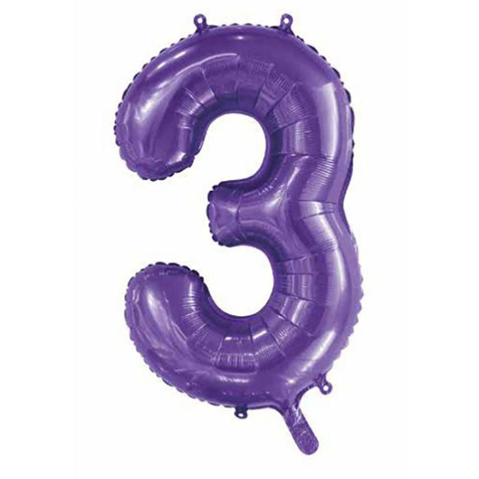 Purple Jumbo Number Foils - Large Self-Adhesive Numbers for DIY Crafts, Scrapbooking & Party Decorations - Perfect for Birthdays, Weddings, and Special Events