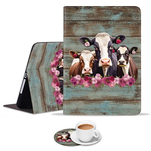 Rustic Old Wood Art Funny Cows Combination