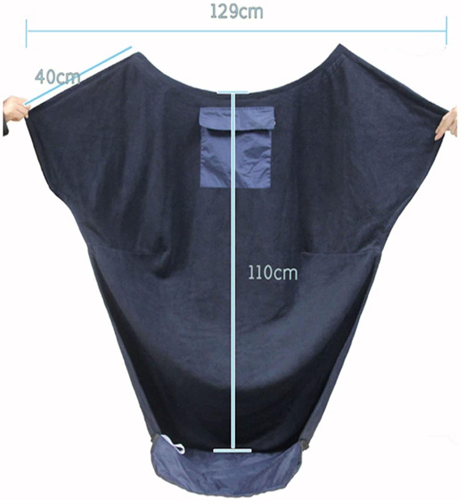 Windproof Wheelchair Blanket for Elderly - Warm & Cozy Leg Cover with Foot Pockets - Perfect for Winter Use, Outdoor Activities & Indoor Comfort