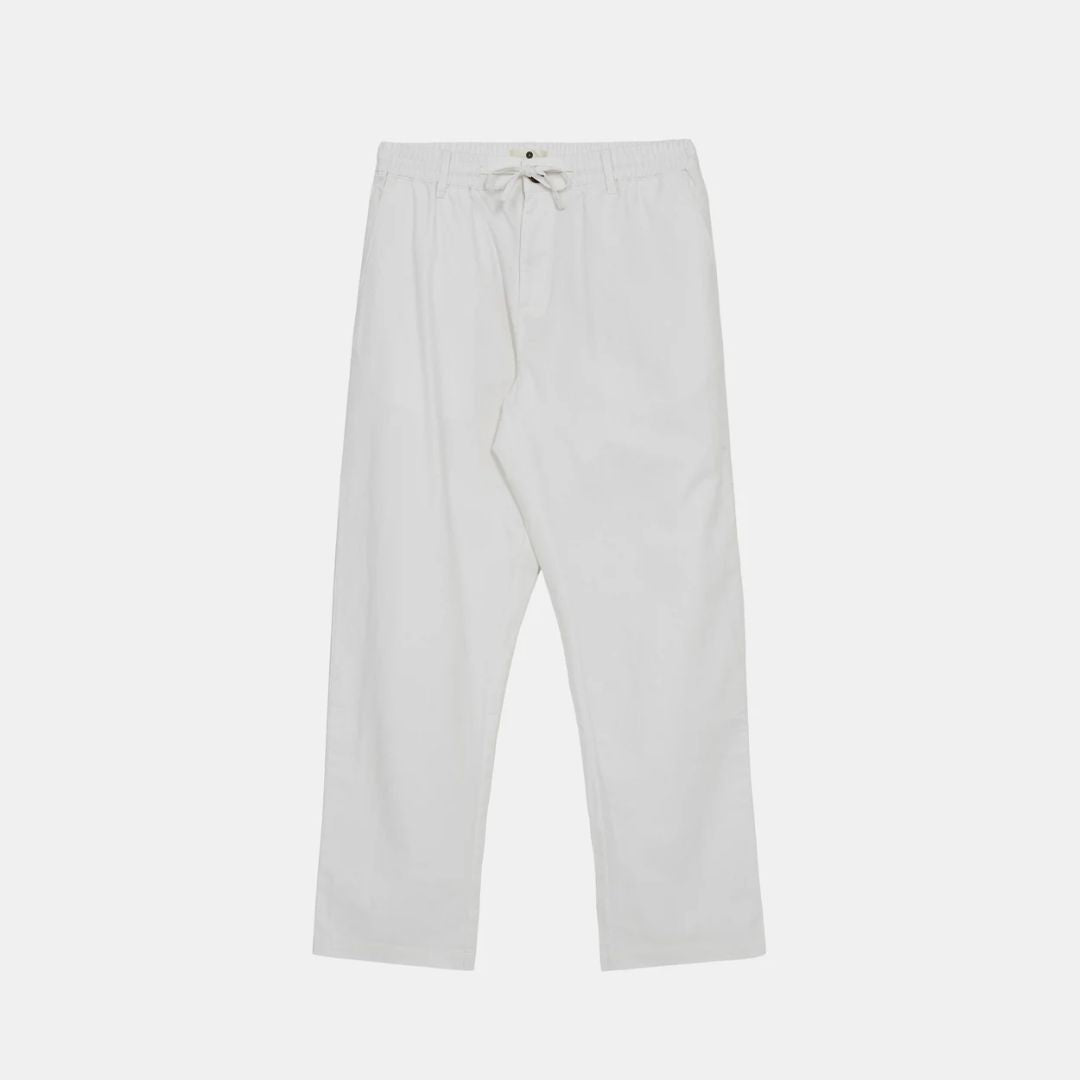 Akjan Soft Cotton Linen Pants for Women - Comfortable Relaxed Fit Casual Lounge Pants for Home, Yoga, and Travel (Tofu Color)