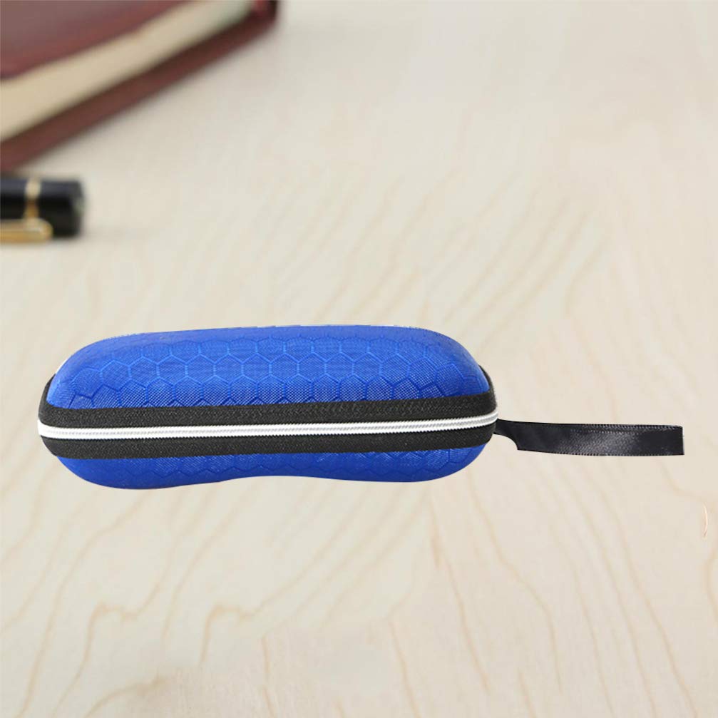 Healifty Hard Shell Glasses Case - Travel & Daily Use (Blue)