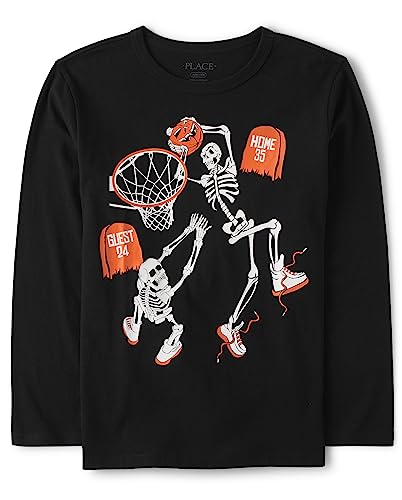 Halloween Black Skeleton Bball Glow