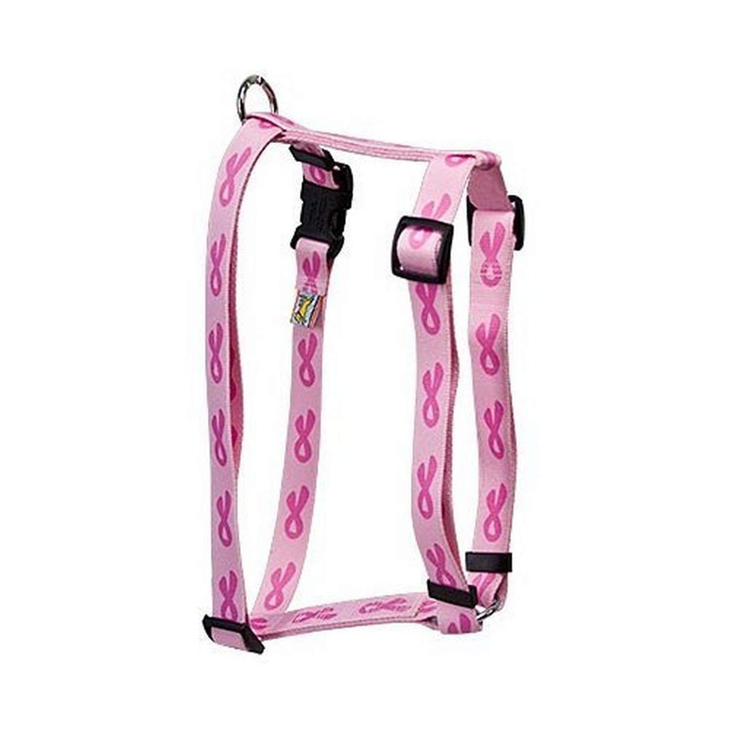 Yellow Dog Design Roman Harness for Small Dogs - X-Small Size in Breast Cancer Awareness Pink | Perfect for Training, Walking & Support Canine Cancer Awareness