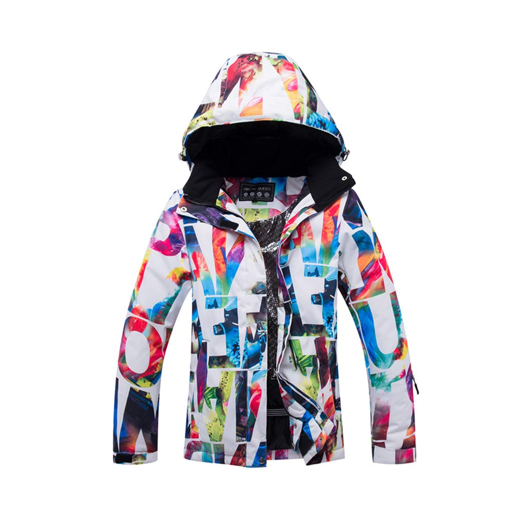Women's Waterproof Ski Suit Set - Winter Warm Hooded Jacket & Pants for Skiing, Snowboarding | Windproof Snowsuit for Outdoor Winter Sports & Mountain Adventures
