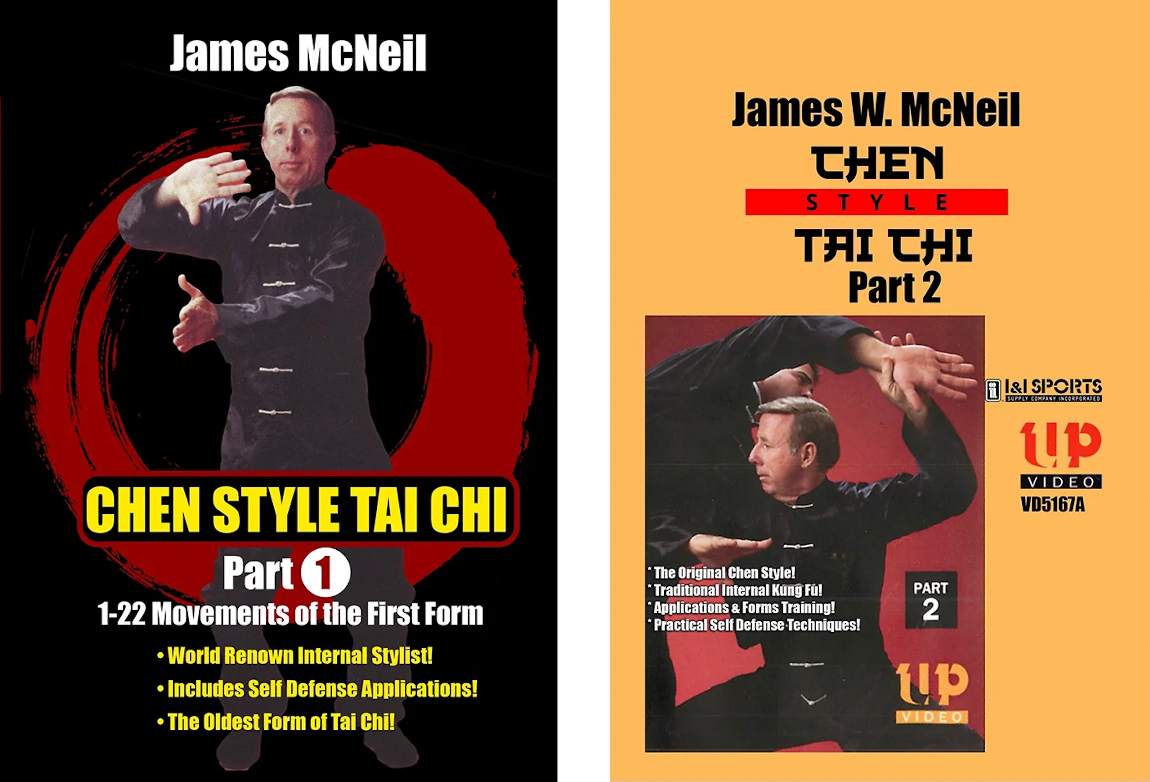 Chen Style Tai Chi Chuan 2 DVD Set by James McNeil | Learn Traditional Tai Chi at Home | Perfect for Beginners & Home Fitness