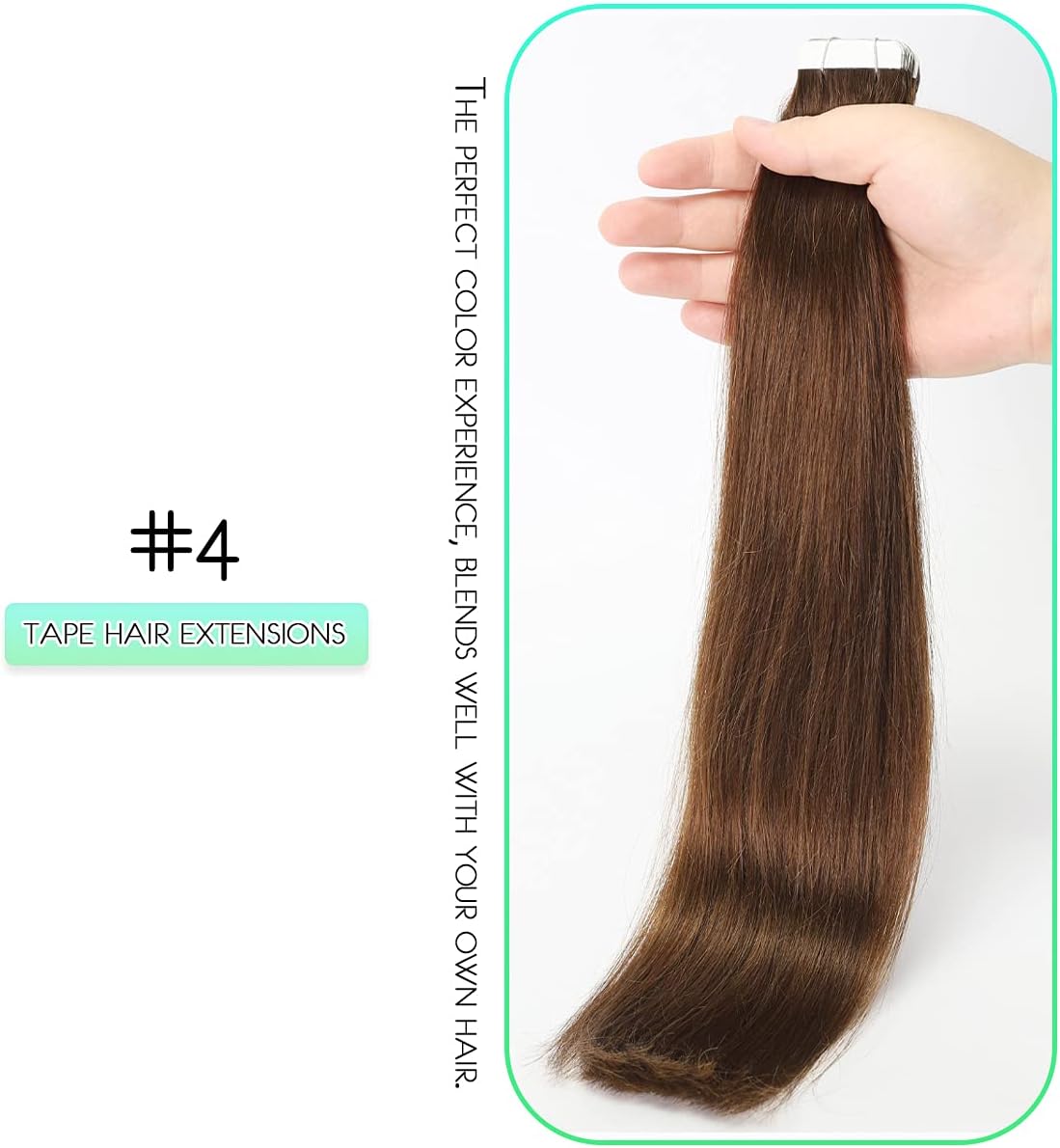 Seamless Skin Weft Tape for Human Hair Extensions - Invisible Hair Integration for Natural Look | Perfect for Daily Wear, Special Occasions & Styling