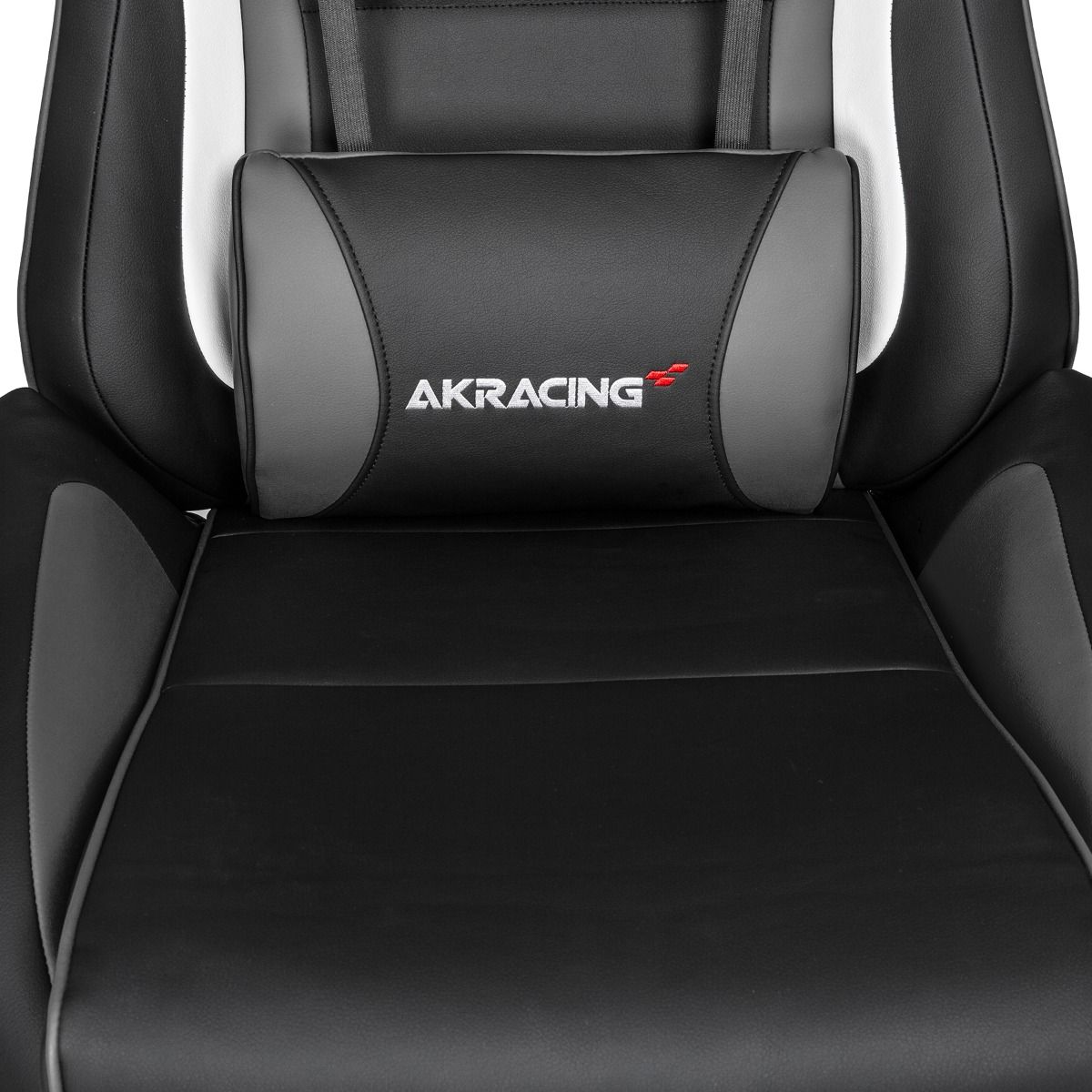 AKRACING ProX Ergonomic Gaming Chair with Lumbar Support - Adjustable Height & Reclining Backrest - Grey - Perfect for PC, Console & Office Gaming Setup