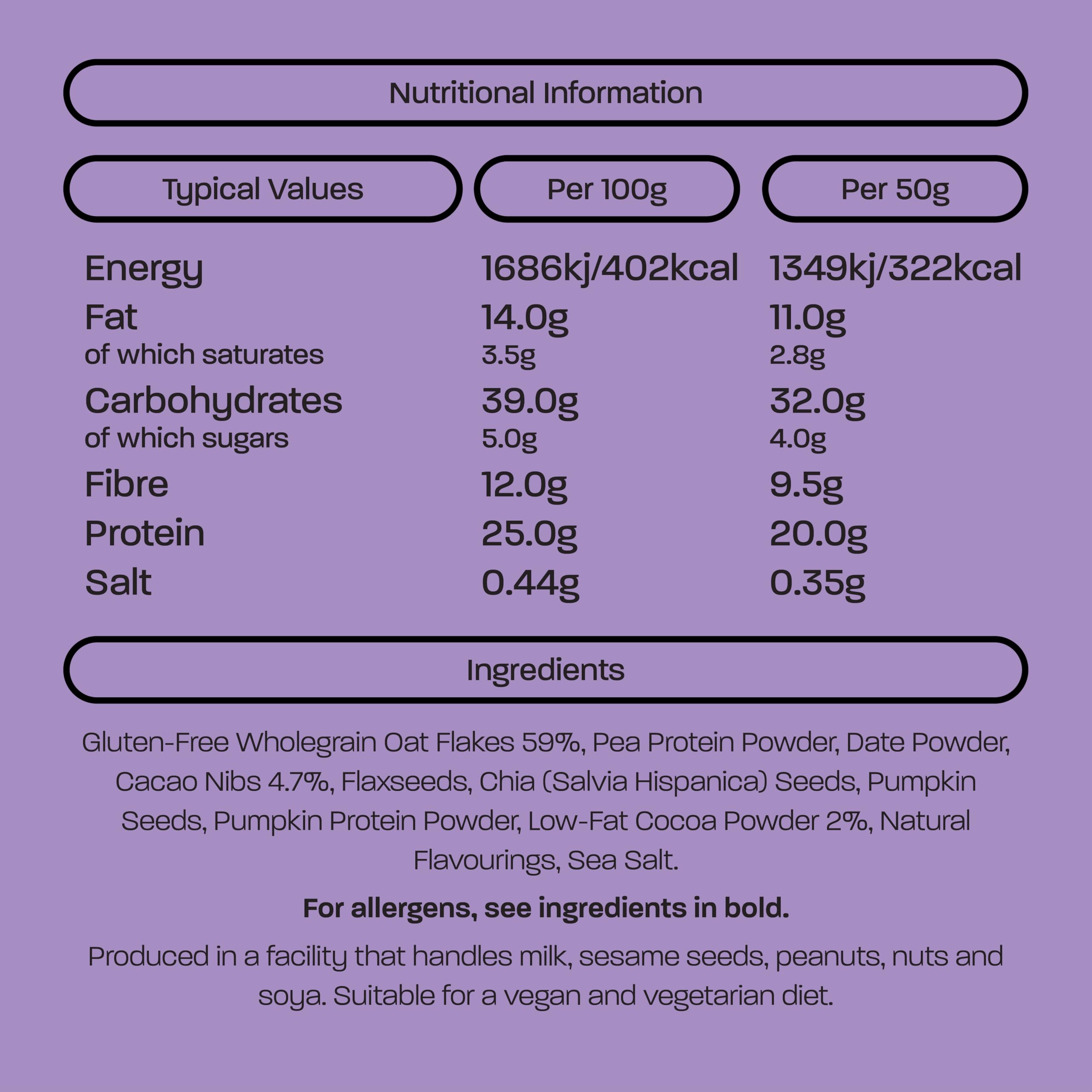 Eleat High Protein Overnight Oats 400g - Healthy Breakfast Meal Prep for Weight Loss & Muscle Gain - Perfect for Busy Mornings, Gym Nutrition & On-the-Go Snacks