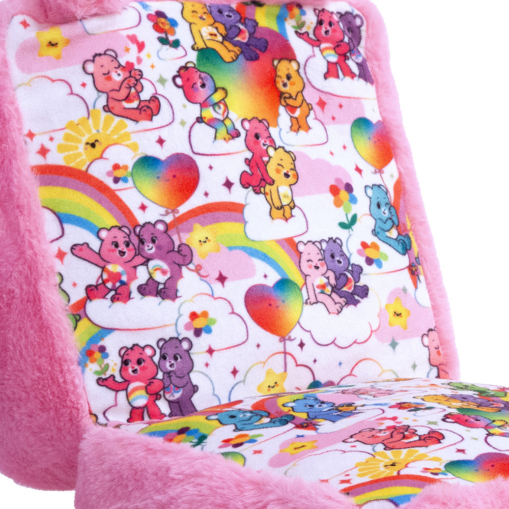 Care Bears 10 Inch Cheer Bear Happy Nappers Pop N' Play Cube - Soft Plush Stuffed Animal Toy for Kids, Perfect for Playtime, Naptime & Cuddling