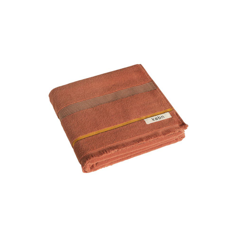 KOBN Premium Beach & Bath Towel - Soft, Absorbent, Quick-Drying - Perfect for Pool, Beach, Gym & Spa | Tamarillo Color