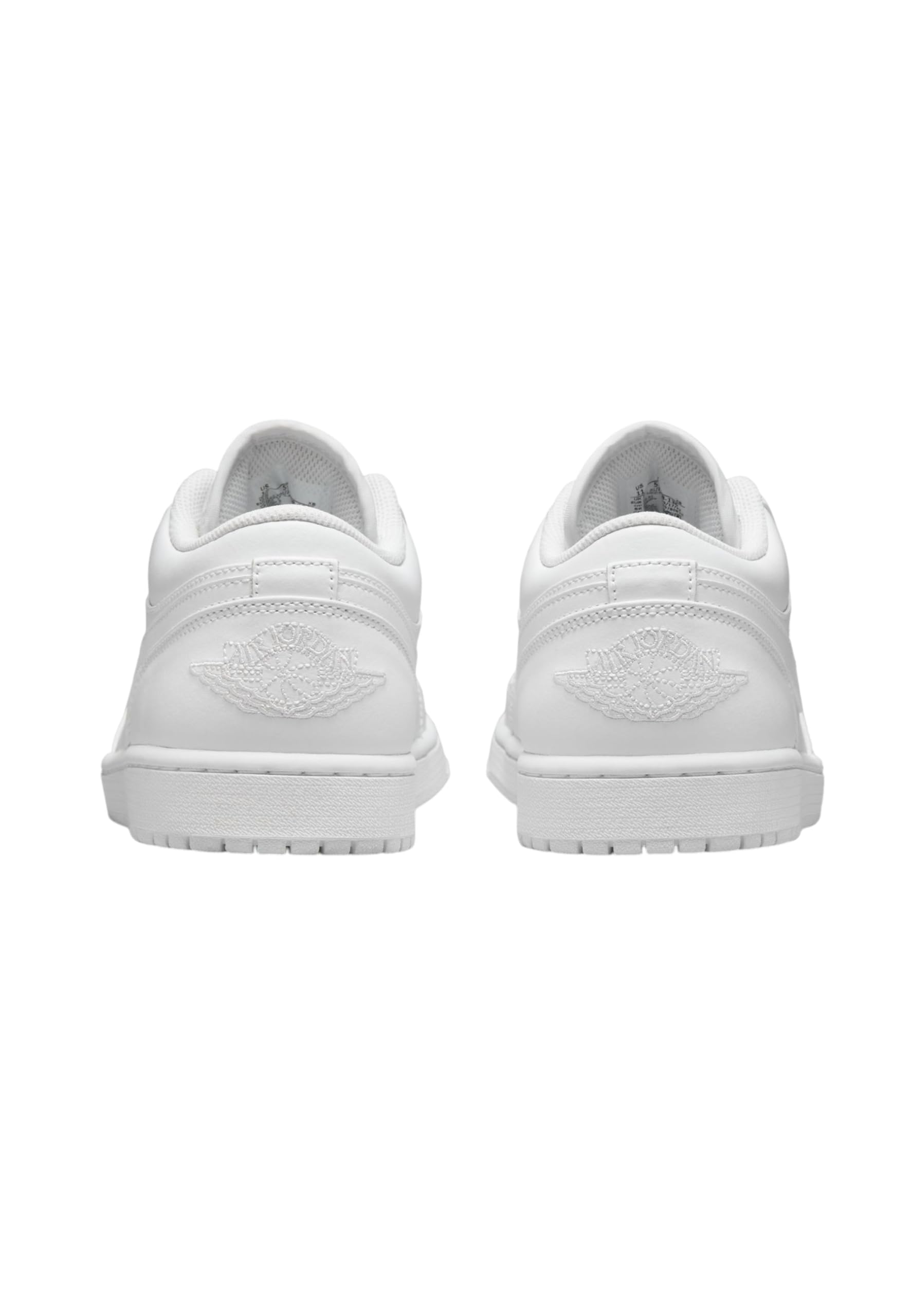 Jordan Men's Air 1 Low Sneakers 553558-136 - Size 14 White/White-White | Basketball Shoes for Men, Casual Streetwear & Gym Workout Shoes