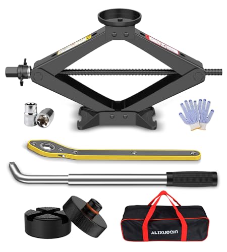2.5T Scissor Jack + 1 Tesla Pad + 1 Universal Pad