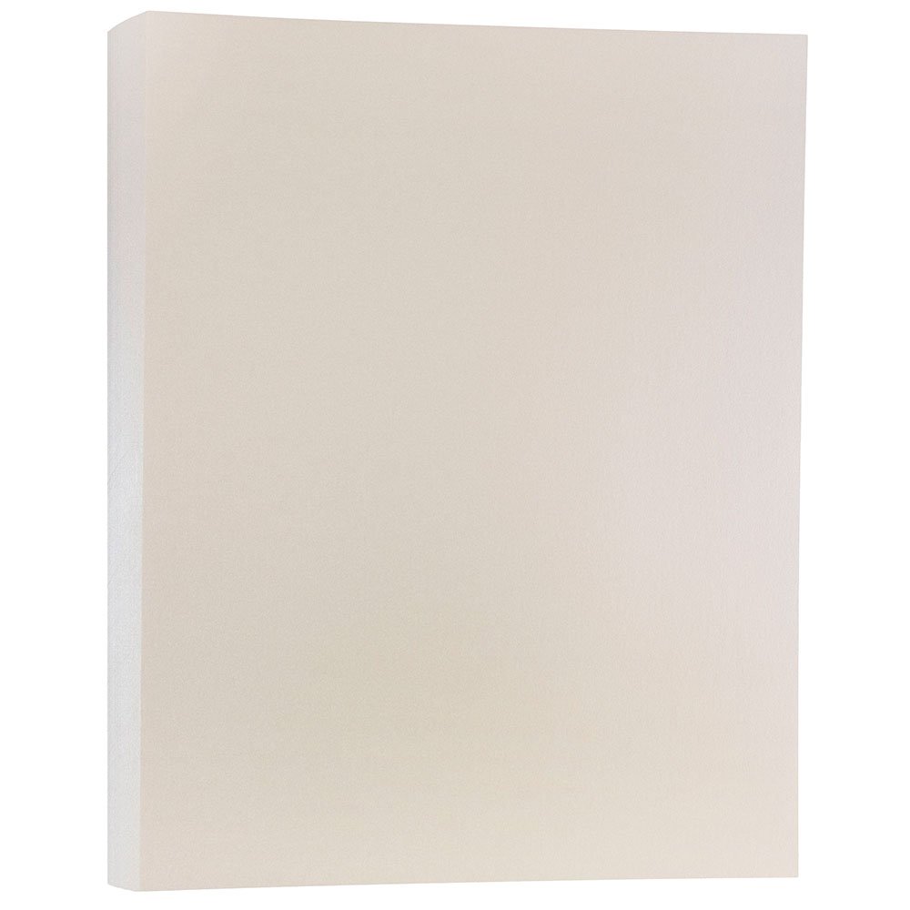 Metallic Cardstock 8.5x11 250 Sheets - Premium 110lb Coverstock for Crafting & Invitations
