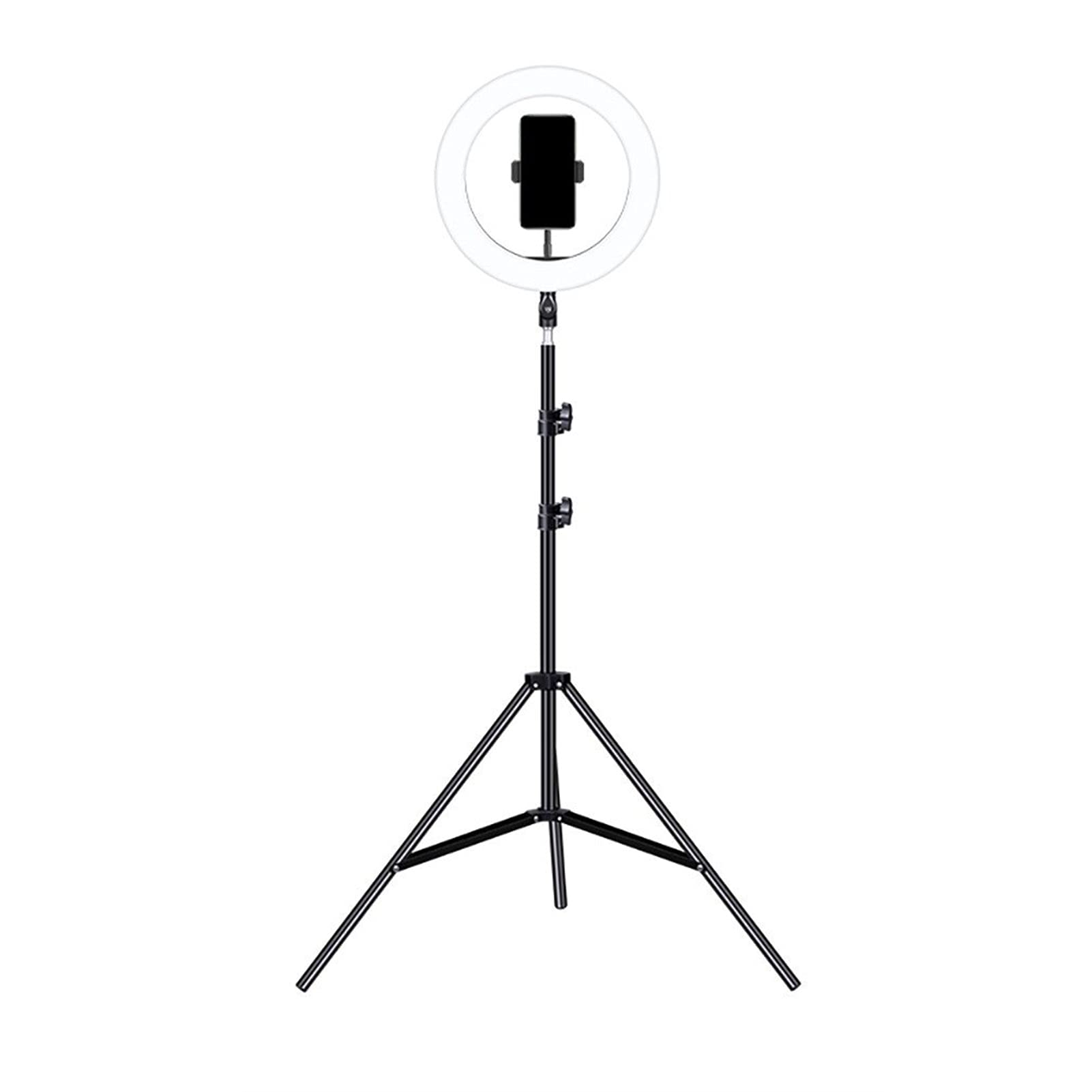 Professional LED Ring Light Phone Holder with Adjustable Height - Perfect for Makeup, Selfies, Photography & Live Streaming (26cm/32cm Light Options) - Ideal for YouTube, TikTok & Instagram Content Creation