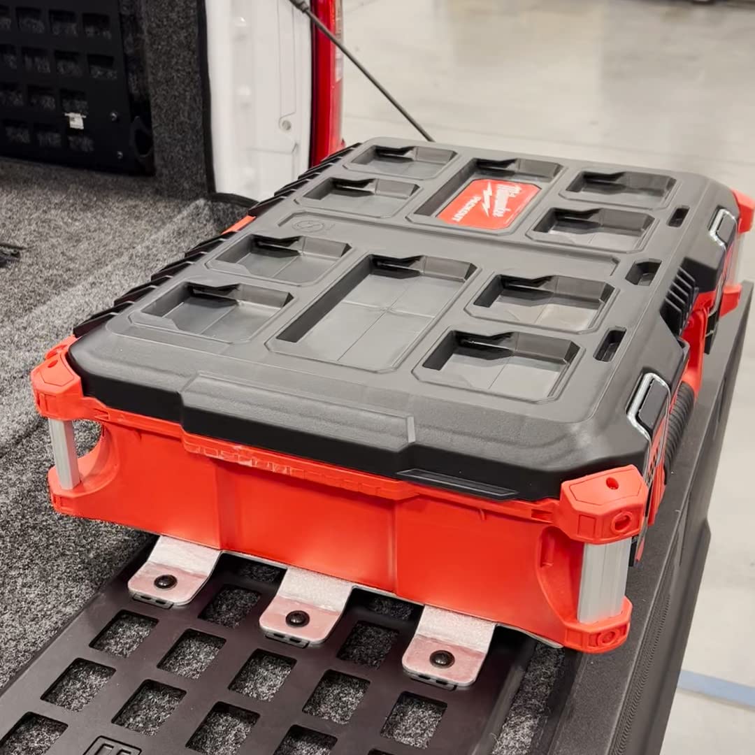Putco MOLLE PACKOUT Bracket for Milwaukee Storage Systems - Heavy Duty Tool Organizer for Milwaukee Packout (Model 195985) | Perfect for Workshop, Garage & Job Site Organization