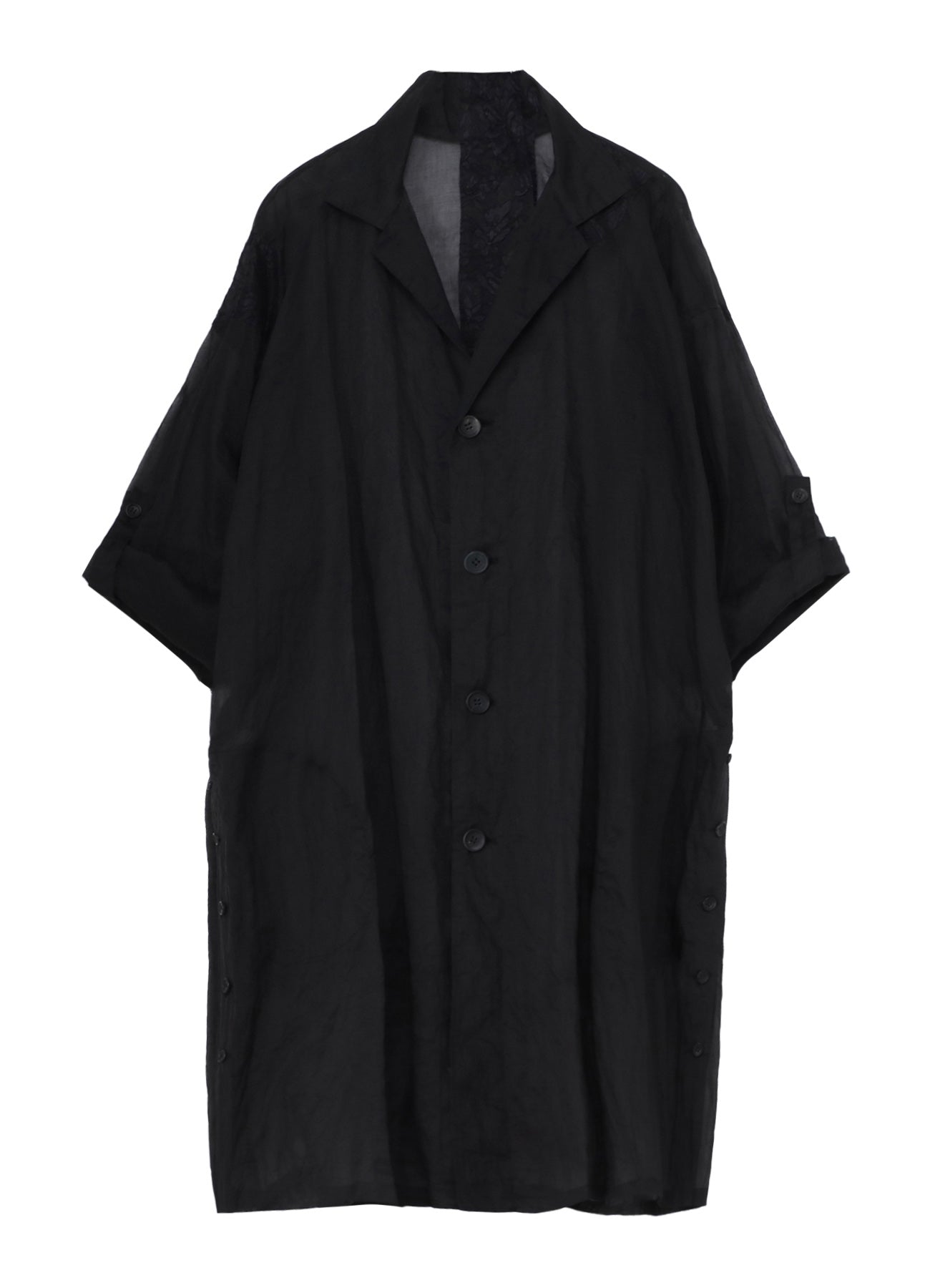 Cotton Organza Lawn Side Gather Detail Coat for Women - Elegant Spring & Summer Lightweight Jacket - Perfect for Weddings, Parties & Office Wear