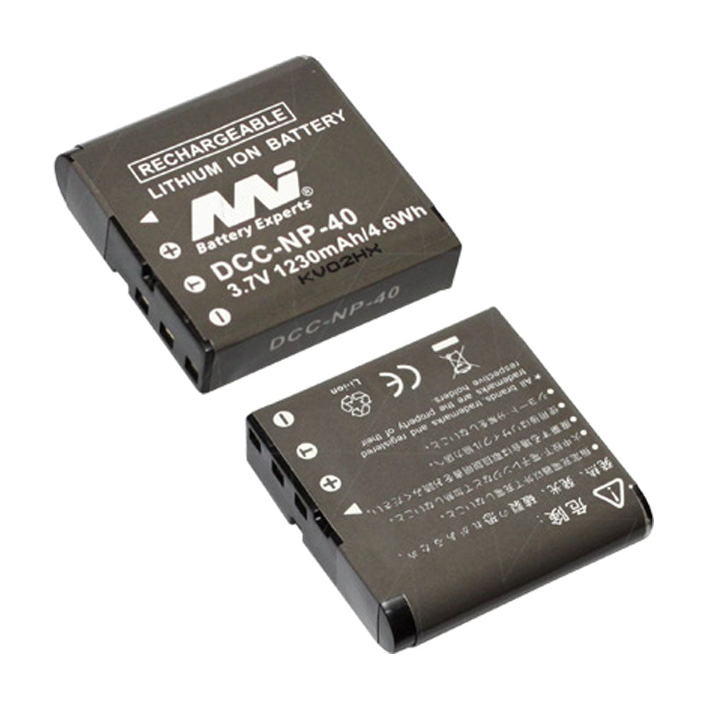 3.7V 1230mAh Li-Ion Replacement Battery for BenQ & Casio Digital Cameras - Perfect for Travel Photography and Everyday Use