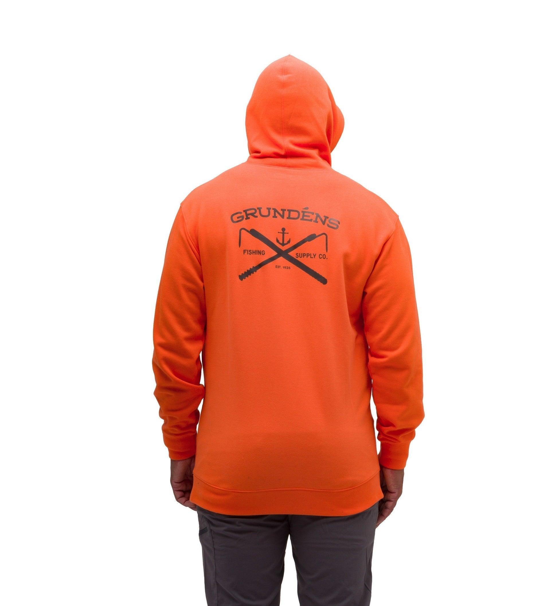 Grundens Displacement DWR Hoodie - Waterproof Fishing Jacket for Men & Women | Outdoor Rainwear for Boating, Hiking & Work
