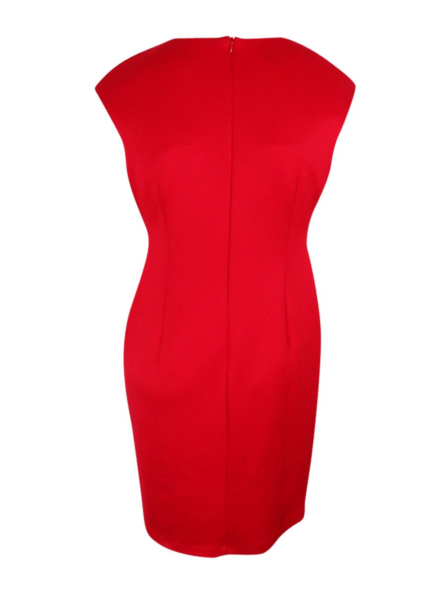 Connected Apparel Women's Cap Sleeve Side Lace Dress - Elegant Floral Summer Dress for Casual Outings, Date Nights & Special Occasions
