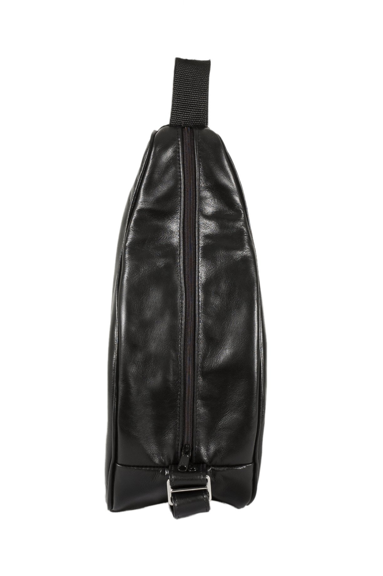 Premium Leather Two-Bottle Wine Tote - Mag Two Cowboy Black | Insulated Wine Carrier for Picnics, Parties & Travel | Elegant Gift for Wine Lovers