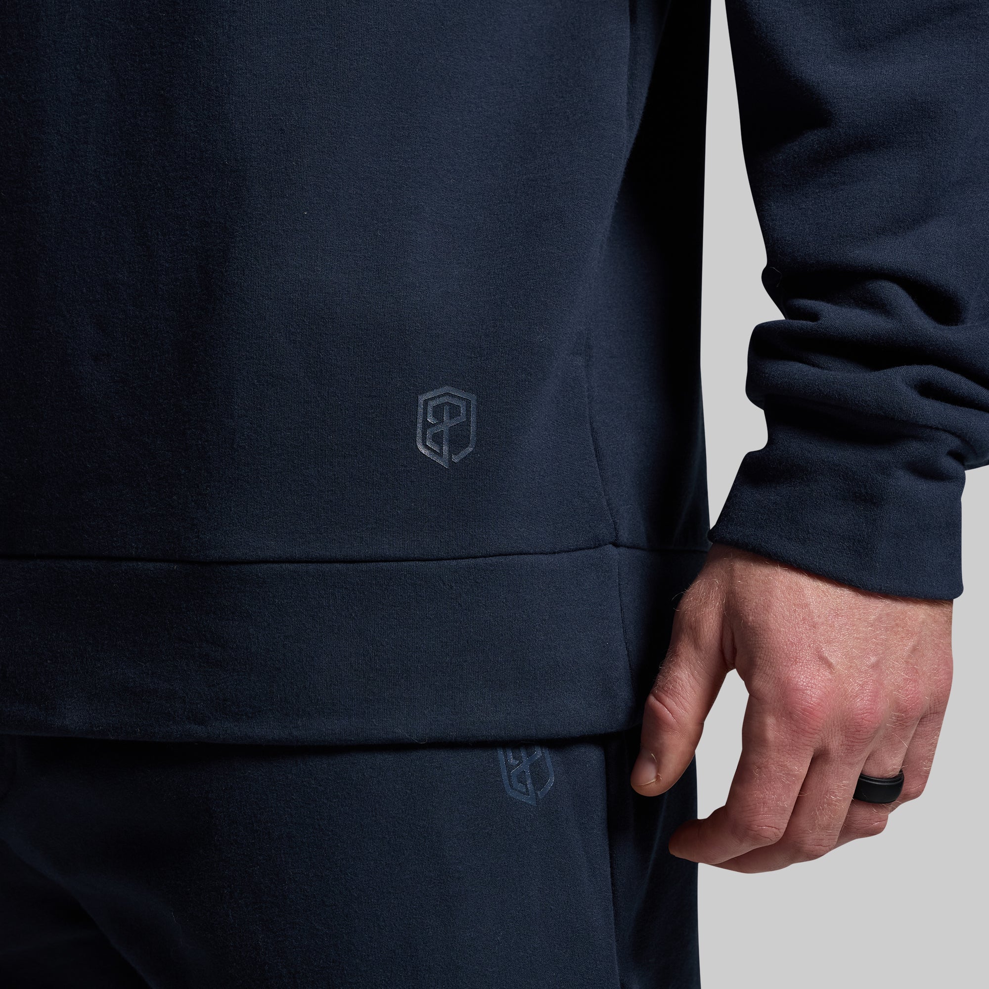 Men's Unmatched Crew Sweatshirt - BP Navy | Comfortable Casual Pullover for Everyday Wear | Perfect for Lounging, Running Errands & Weekend Outfits