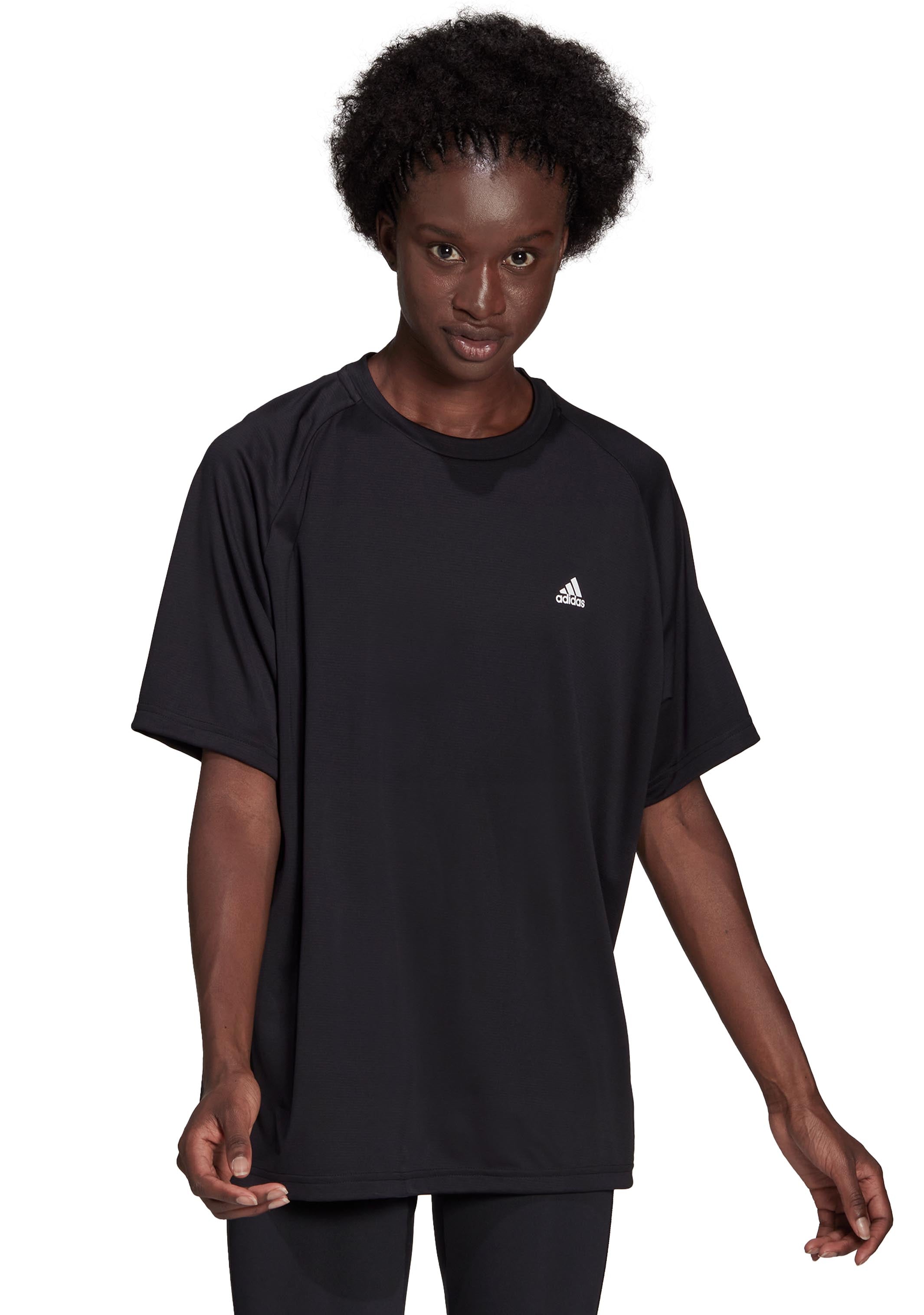 Adidas Women's Yoga Boyfriend T-Shirt - Soft & Comfortable Workout Tee for Yoga, Gym & Casual Wear