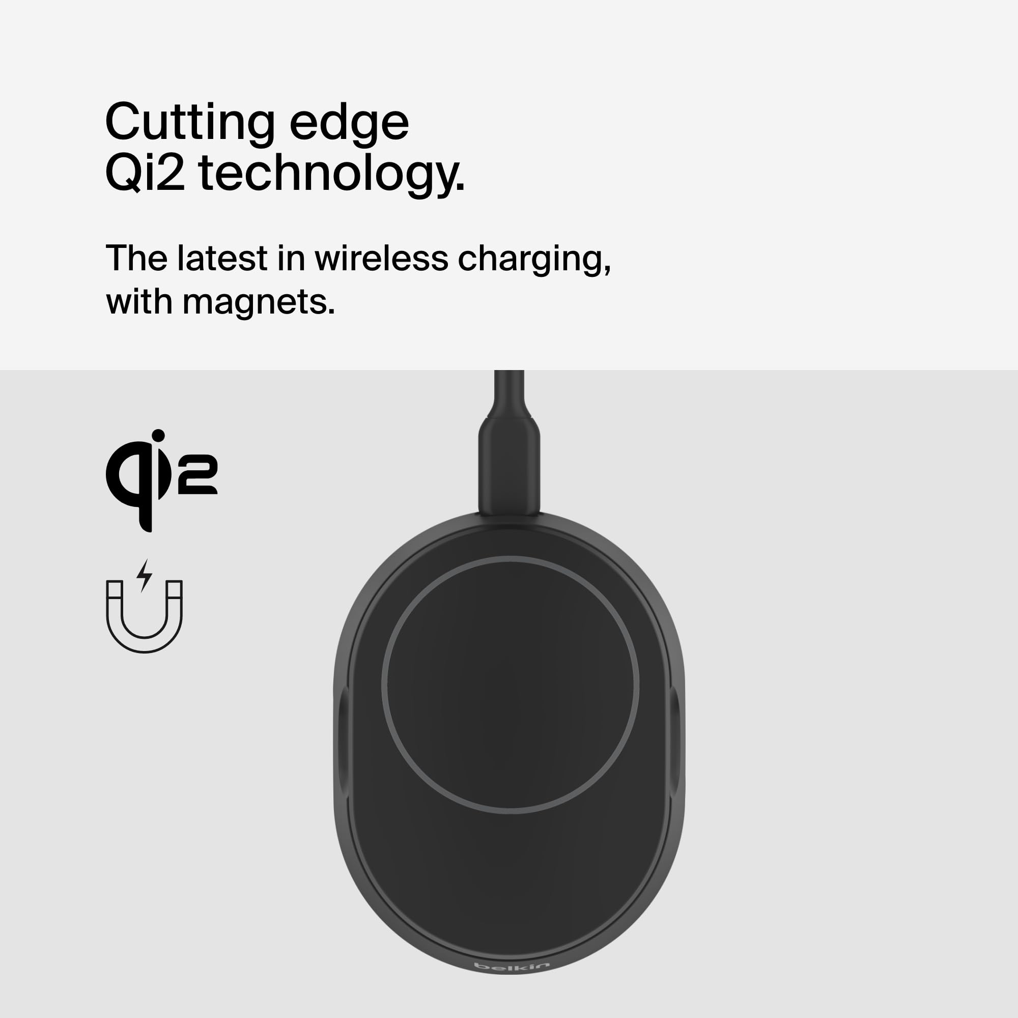 Belkin Convertible Magnetic Charging Stand 15W - MagSafe-Compatible Qi2-Certified Wireless Charger for iPhone 16/15/14/13 Series, AirPods Pro, Samsung Galaxy - Fast Charging Station with Adjustable Stand (2-Pack, Black) | Perfect for Home, Office & Travel Use