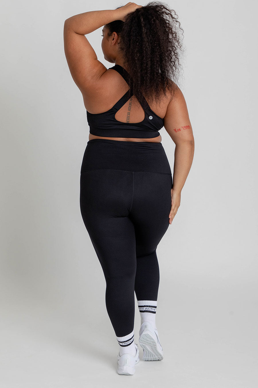 Essential High Waist Workout Leggings for Women - Black | Yoga, Running & Gym Activewear