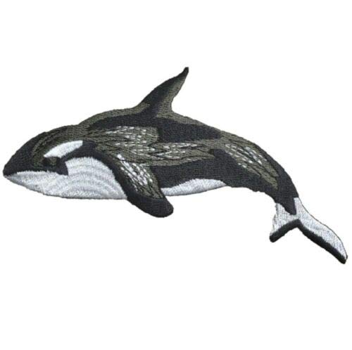 Orca Applique Iron-On Patch - 4.75