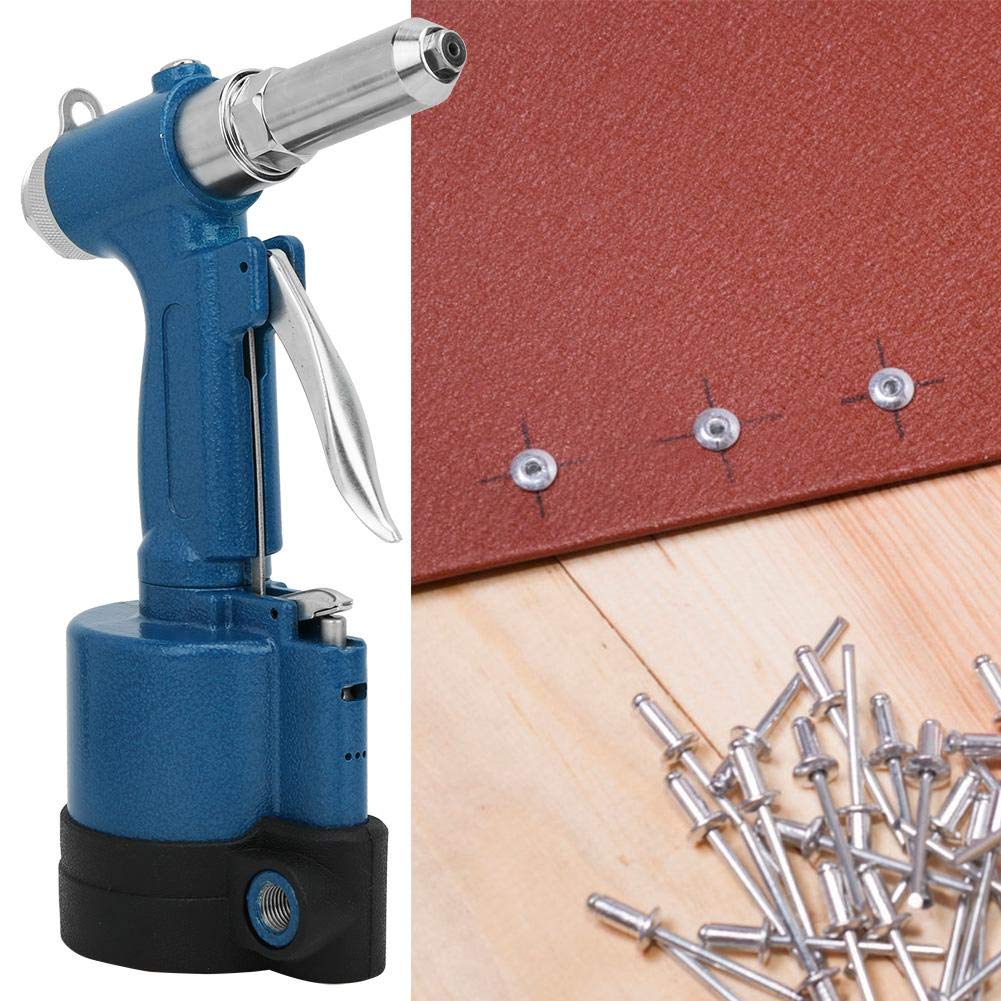 Professional Pneumatic Air Riveter Tool for Aluminum, Steel & Stainless Steel Blind Rivets - Heavy Duty Riveting Gun for Metalworking, Automotive & DIY Projects