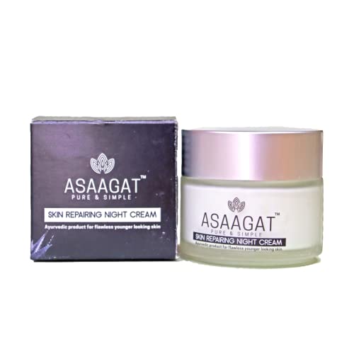 Assagat Night Cream for Deep Moisturizing - Pore Minimizer, Even Skin Tone & Acne Control - Best for Normal to Oily Skin (100ML) | Hydrating Nighttime Facial Treatment for Clear, Smooth Skin