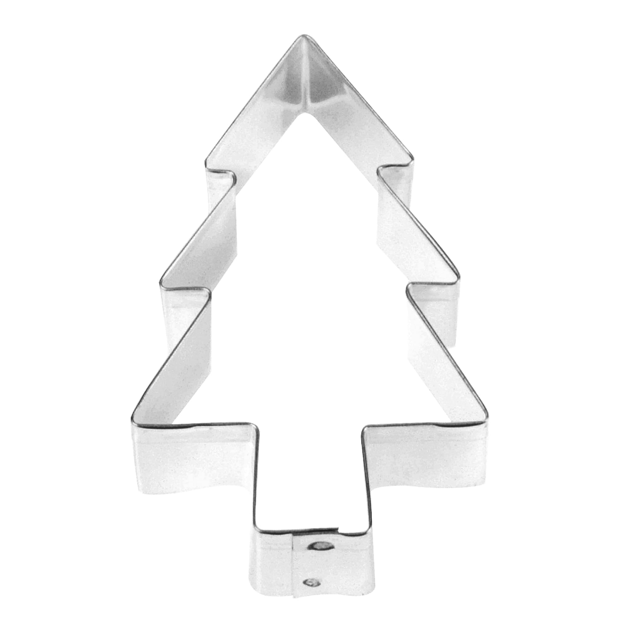 Fox Run 3-Inch Stainless Steel Christmas Tree Cookie Cutter - Durable Holiday Baking Decorations for Cookies, Gingerbread, and Festive Treats