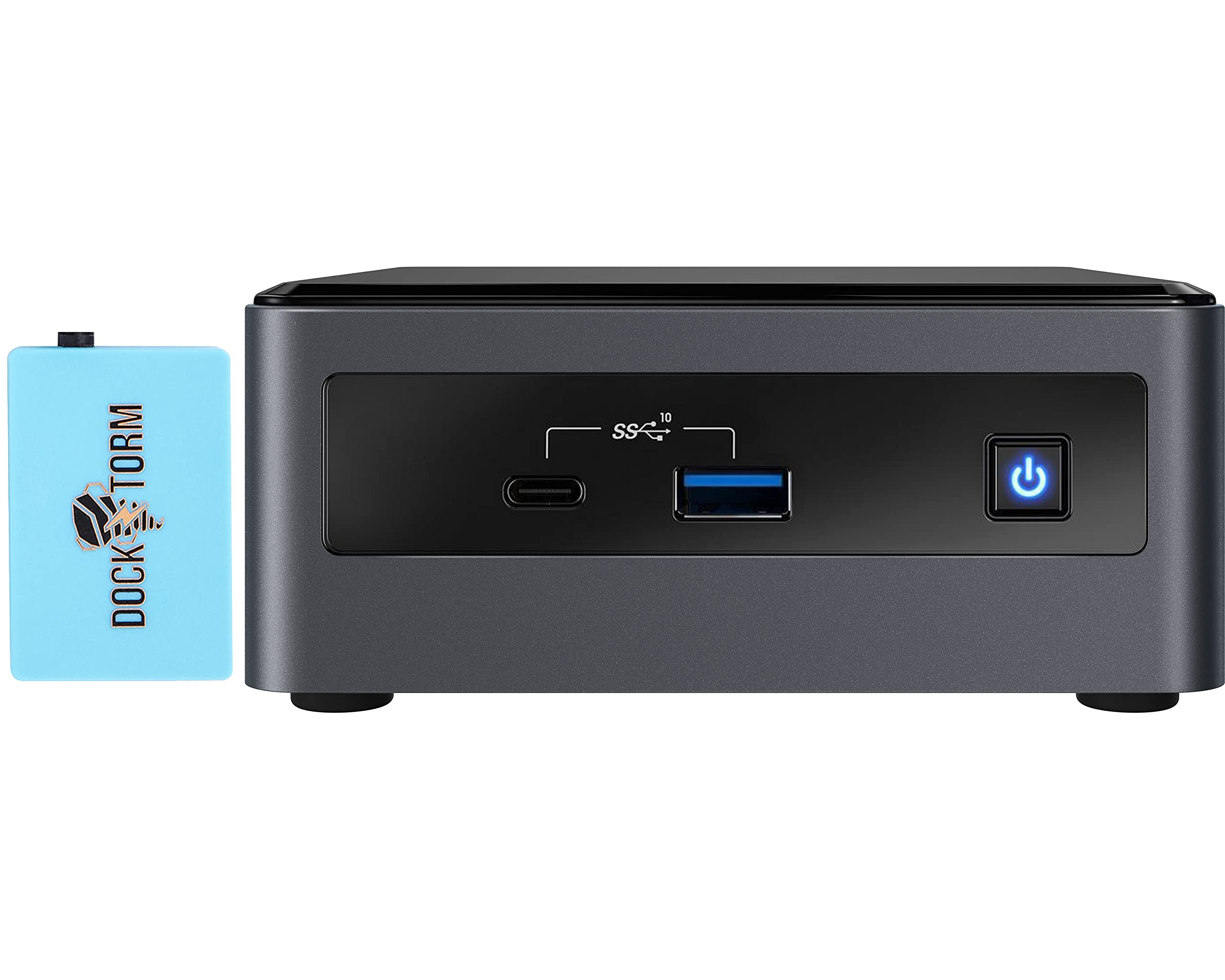 Intel NUC Kit Mini PC - i5-10210U 4-Core Processor, 8GB RAM, 1TB SSD + 1TB HDD, UHD Graphics, WiFi 6, Bluetooth 5, Windows 10 Pro - Compact Desktop Computer for Home Office, Business, Gaming & Media Center