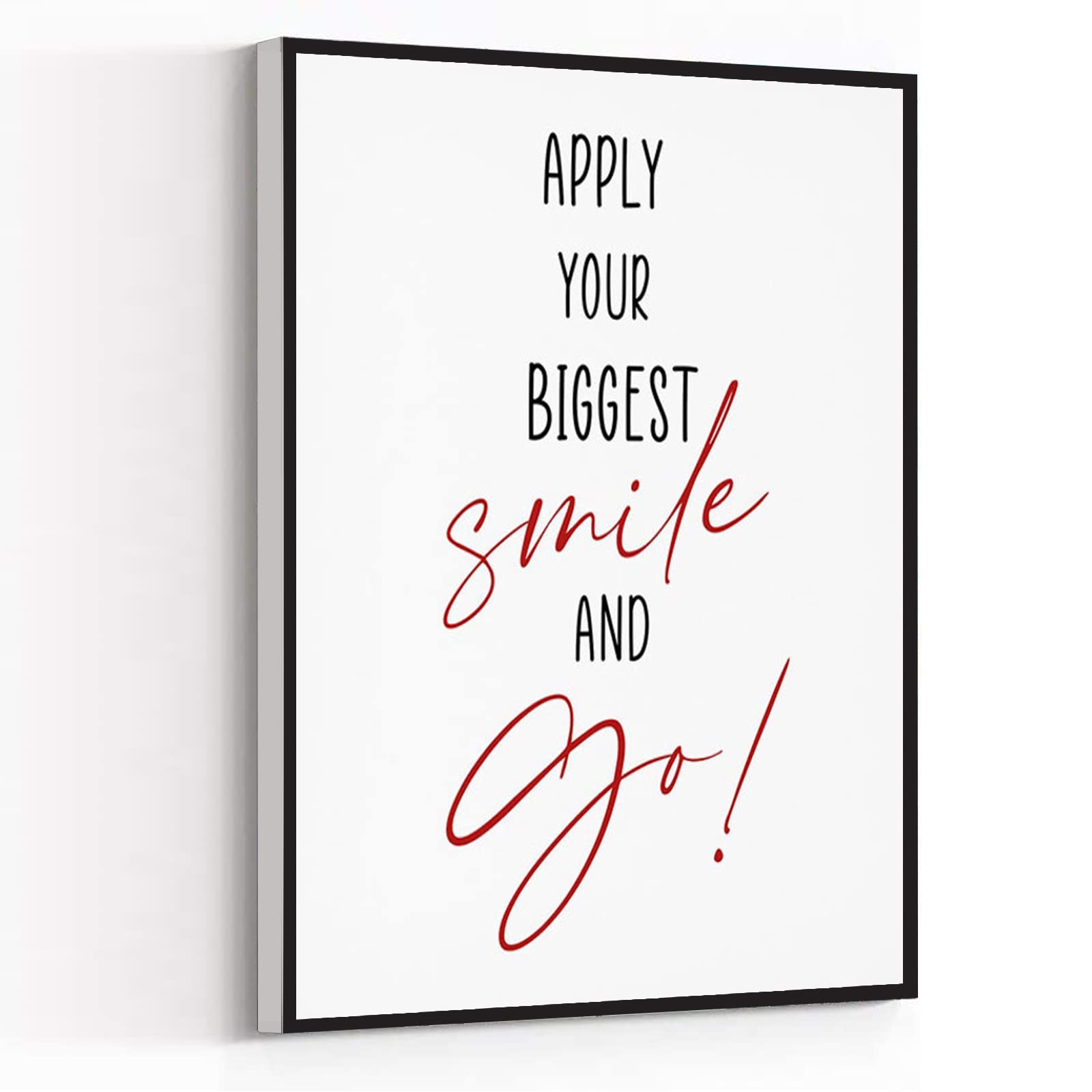 UNFRAMED Inspirational Wall Art Print - Motivational Office & Living Room Decor for Men - 8x12 Inch Modern Canvas Poster - Perfect for Home Office, Bedroom & Workspace Decorations