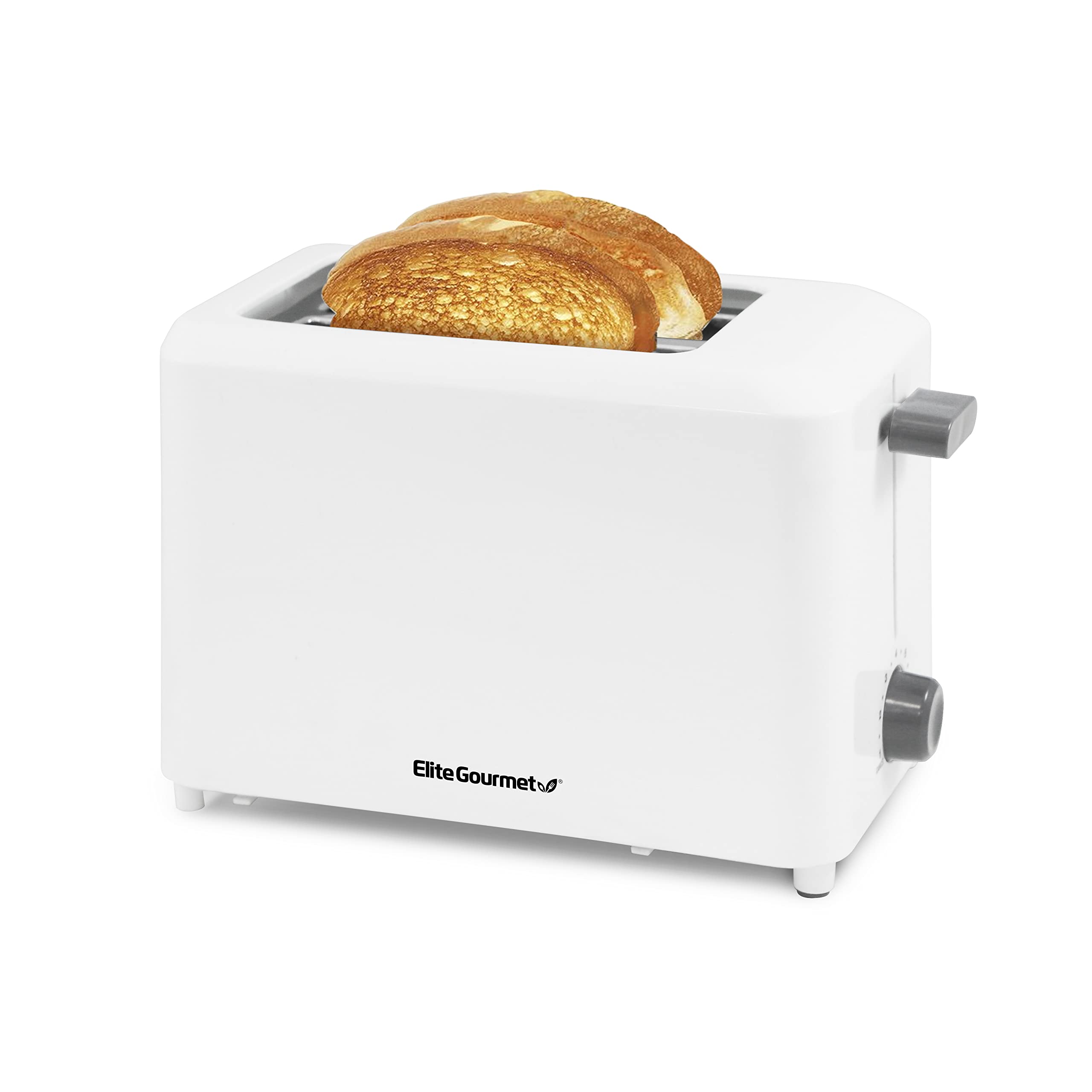 Elite Gourmet ECT-1027 Cool Touch 2-Slice Toaster with 7 Browning Settings - Extra Wide 1.5