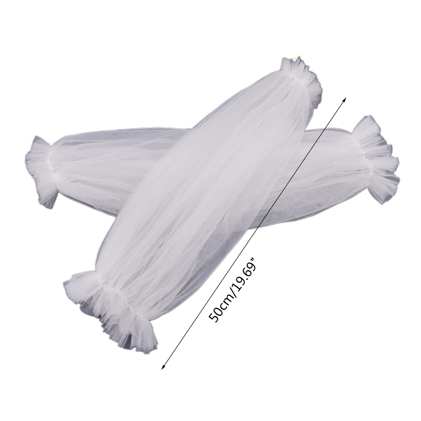 Elegant Removable Bridal Dress Sleeves - White & Black Puff Sleeves for Wedding Dresses, Formal Gowns & Photoshoots | Perfect for Bridal Party, Marriage Decor & Special Occasions