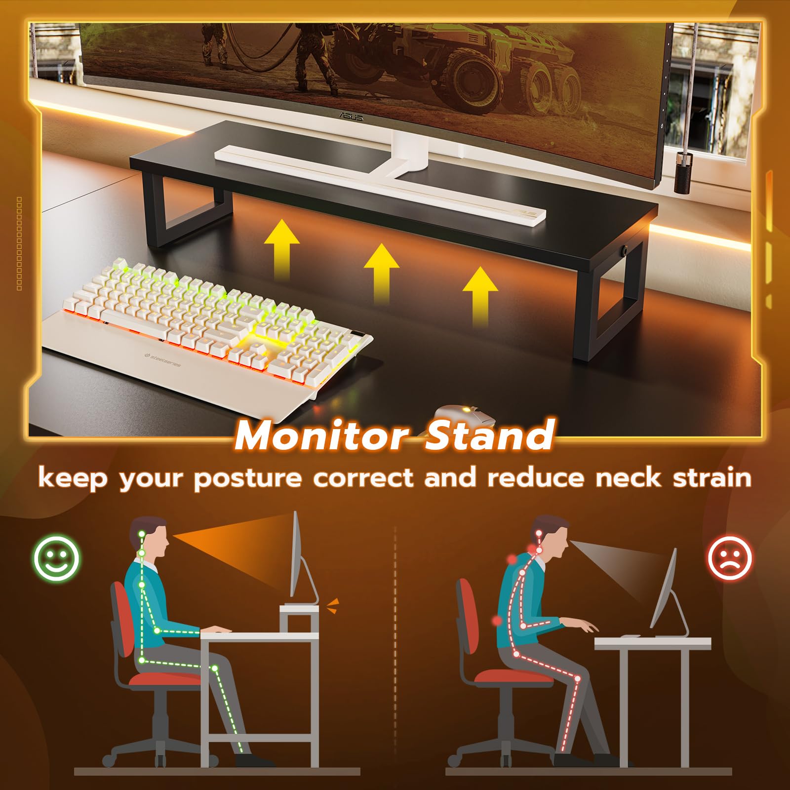 SEDETA L-Shaped Gaming Desk with LED Lights, Pegboard & Drawers - Ergonomic Computer Desk with Monitor Stand, Storage Shelves & Hutch - Black Corner Desk for Home Office, Streaming & PC Gaming Setup